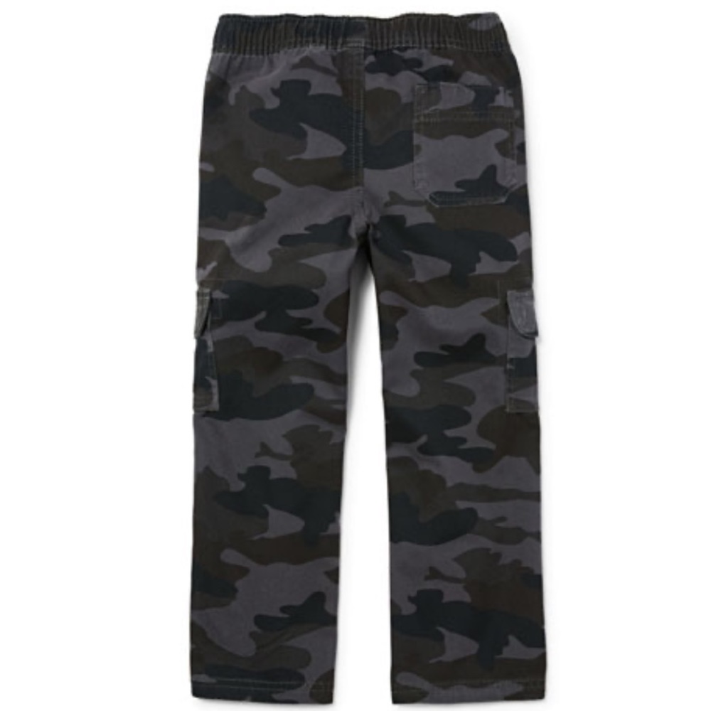 Childrens Place Boys Pull On Camo Cargo Pant - Picture 2 of 8